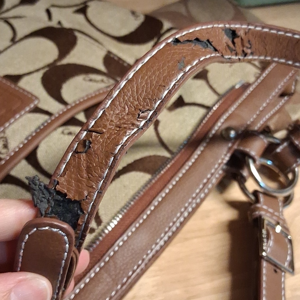 Fashion Monogram Handbag Two Strap Purse With Matching Rfid - Picture 11 of 16